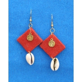 Red diamond chyme earring