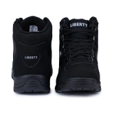 Liberty High Ankle Black Safety Shoes - 11