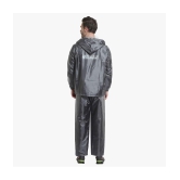 KYODO - Grey Polyester Men's Raincoat ( Pack of 1 ) - 2XL