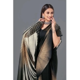 LEELAVATI - Black Georgette Saree With Blouse Piece ( Pack of 1 ) - Black