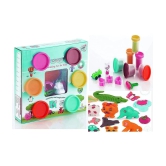 Play with Dough Fun with Dough Clay 5 Pcs Clay, Children Modeling-Reusable Clay 30Gms x 5 -Pack of 6 with Mold’s - Multi-Color