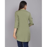 JC4U Green Rayon Womens Tunic ( Pack of 1 ) - None