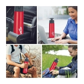 Milton Atlantis 900 Thermosteel Insulated Water Bottle, 750 ml, Red | Hot and Cold | Leak Proof | Office Bottle | Sports | Home | Kitchen | Hiking | Treking | Travel | Easy To Carry | Rust P