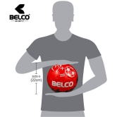 Belco - Red PVC Football ( Pack of 1 ) - 5