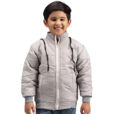 PPTHEFASHIONHUB - Gray Polyester Boys Quilted & Bomber Jacket ( Pack of 1 ) - None