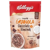 Kellogg's Crunchy Granola Chocolate & Almonds 450g | 15% Almonds, Baked Multigrain | Golden Wheat, Nutritious Oats, Crispy Corn & Barley, Source of Fibre | Breakfast Cereal