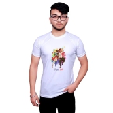 NITYANAND CREATIONS Round Neck White Holi T-Shirt for MEN-HOLI-T-SHIRT-11505-XL