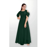 JASH CREATION - Green Georgette Womens Gown ( Pack of 1 ) - None