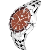 Abrexo Silver Stainless Steel Analog Mens Watch