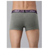 IC4 - Grey Melange Cotton Blend Men's Trunks ( Pack of 2 ) - S