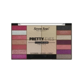 Seven Seas Pretty Eyes Eyeshadow Palette 10 Eyeshadow 4 Compact & 4 Blusher