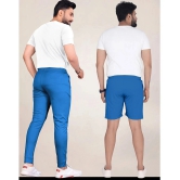 Septem Blue Polyester Mens Shorts ( Pack of 2 ) - None