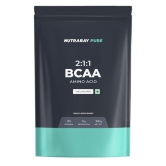 Nutrabay Pure BCAA 2:1:1-5g Vegan BCAAs, Intra/Post Workout Amino Acid Supplement for Men & Women - 150g, Unflavoured