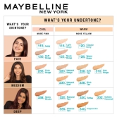 Maybelline New York Fit Me Matte+Poreless Liquid Foundation 16H Oil Control - 120 Classic Ivory-30ml