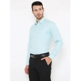 Maharaja - Green Cotton Blend Slim Fit Mens Formal Shirt ( Pack of 1 ) - None