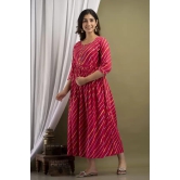 PALANI-HUB Women Maternity/Nursing Nighty  (Red)