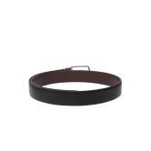 Men''s Vegan Leather Reversible Belt-42 / VEGAN PU / Black