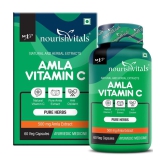 NourishVitals Amla Vitamin C with Tannins > 25% Pure Herbs, 500 mg Amla Extract 60 Veg Capsules