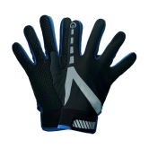 ZAYSOO Blue Nylon Mens Biker Gloves ( Pack of 1 ) - Blue