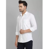 Life Roads - White Cotton Slim Fit Mens Casual Shirt ( Pack of 1 ) - None