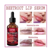 Aromine Beetroot Lip Serum - For Glossy, Shiny & Soft Lips Moisturizing & Nourishing) Men & Women Face Serum 30 mL