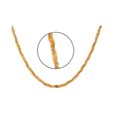 AanyaCentric Gold Plated Golden Alloy Chain Mala for Women and Girls - Golden