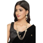 Sukkhi Gold Alloy Necklace Set ( Pack of 1 ) - Gold