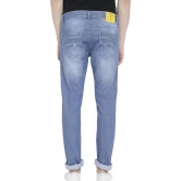 Men Slim Mid Rise Blue Jeans