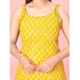 Aarika Girls Cotton Kurti ( Pack of 1 , Yellow ) - None