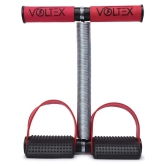 VOLTEX  Red Single Spring Tummy Trimmer for Abs Exerciser,Body Toner and Fat Buster| For Men and Women - Multi Color