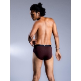 Men's Briefs - Umber-3XL