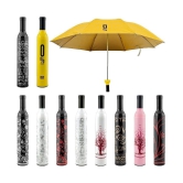 Rudrax Stylish Double Layer Wine Umbrella with Bottle Cover ( multi-color) - Multi