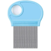 Q D Lice Nit Egg Remover Comb Removes Dendruff Dust and Louse Magnify Blue color for Men Women Kids Girl Babies and Pets