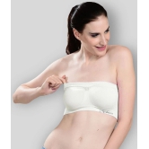 Madam Polyamide Non Padded Womens Tube Bra ( White ) - Free Size