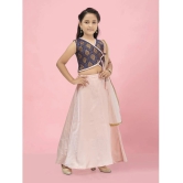 Aarika Navy Blue Brocade Girls Lehenga Choli Set ( Pack of 1 ) - None