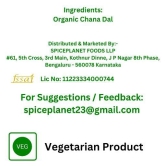 Organic Chana Dal 470 gm