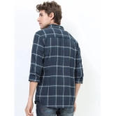 Ketch Cotton Blend Regular Fit Checks Full Sleeves Mens Casual Shirt - Blue ( Pack of 1 ) - None