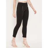 Women Black Solid Skinny-Fit Jeggings