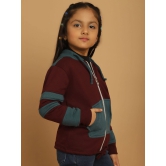 MINI & MING Girls Colourblocked Hooded Sweatshirt