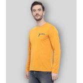 Glito - Yellow Cotton Regular Fit Mens T-Shirt ( Pack of 1 ) - None