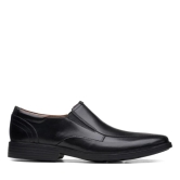 Clarks Mens Clarkslite Ave Black Leather