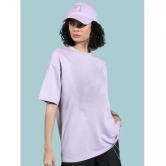 PPTHEFASHIONHUB Lavender Cotton Blend Womens T-Shirt ( Pack of 1 ) - None