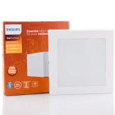 Philips 18W LED Square Star Surface Natural White Flush Mount Ceiling Lamp (Pack of 4)