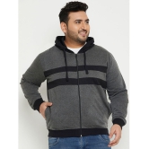 AUSTIVO Fleece Hooded Mens Sweatshirt - Grey ( Pack of 1 ) - None