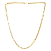 AanyaCentric 22inches Long Gold Plated Chain for Men Women Girls Boys - None