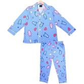 Printed Night Suit for Kids by Cremlin Clothing for Boys - None