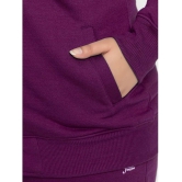 YHA Fleece Women''s Zippered Sweatshirt ( Purple ) - None