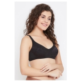 Clovia Black Cotton Bra - 34D