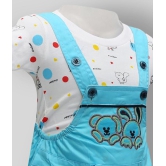 Zadmus - Blue 100% Cotton Dungarees For Baby Boy ( ) - 6-12 Months