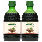 NUTROCOPIA Triphala Juice | 100% Ayurvedic | Relieves Constipation & Improves Digestion | No Added Sugar - 400 ML (Pack of 2)